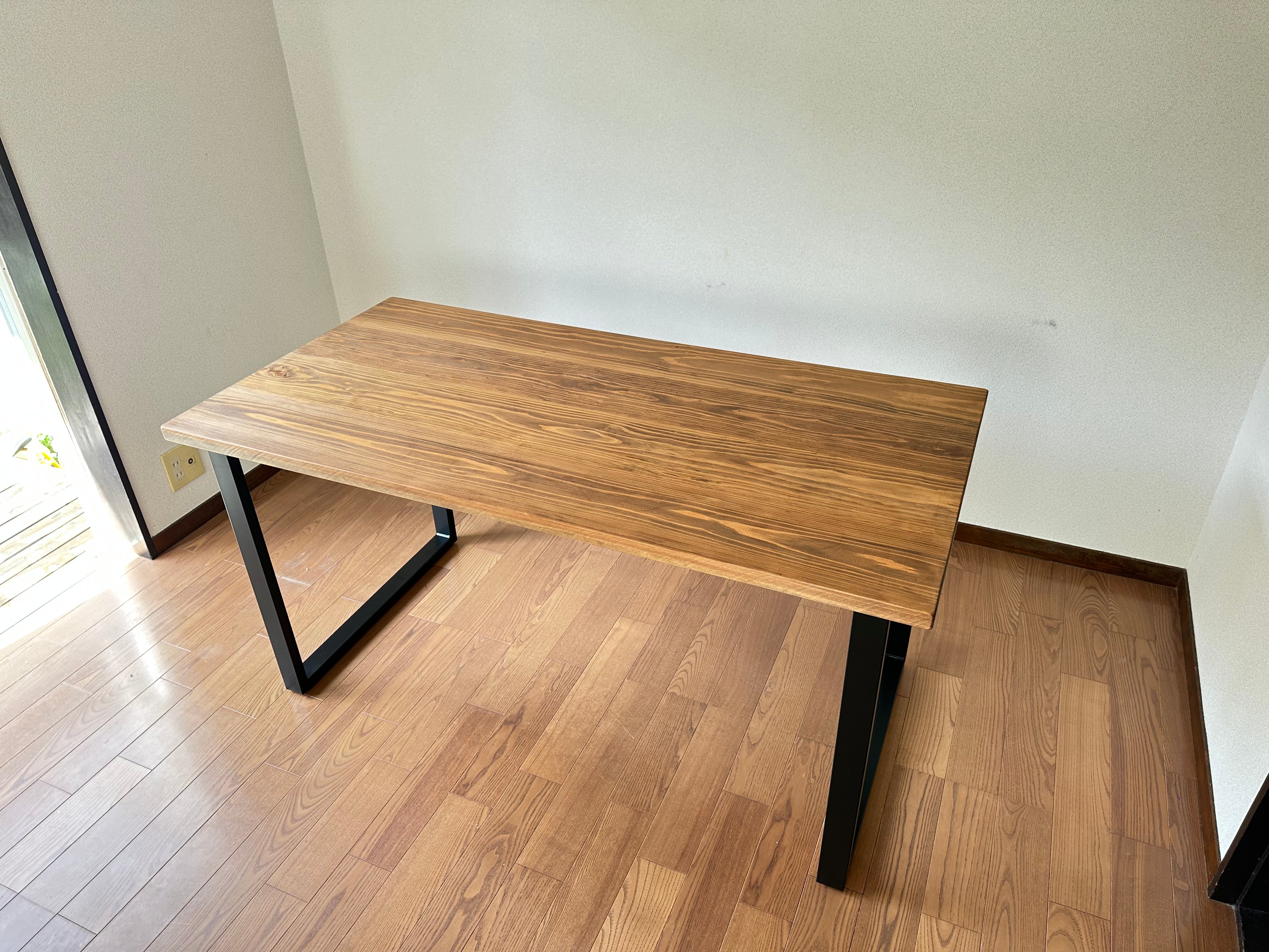 無垢材のワークデスク【ハンドメイド家具】 無垢材ワークデスク｜サイズオーダーができる手作り家具 - CRAFT+